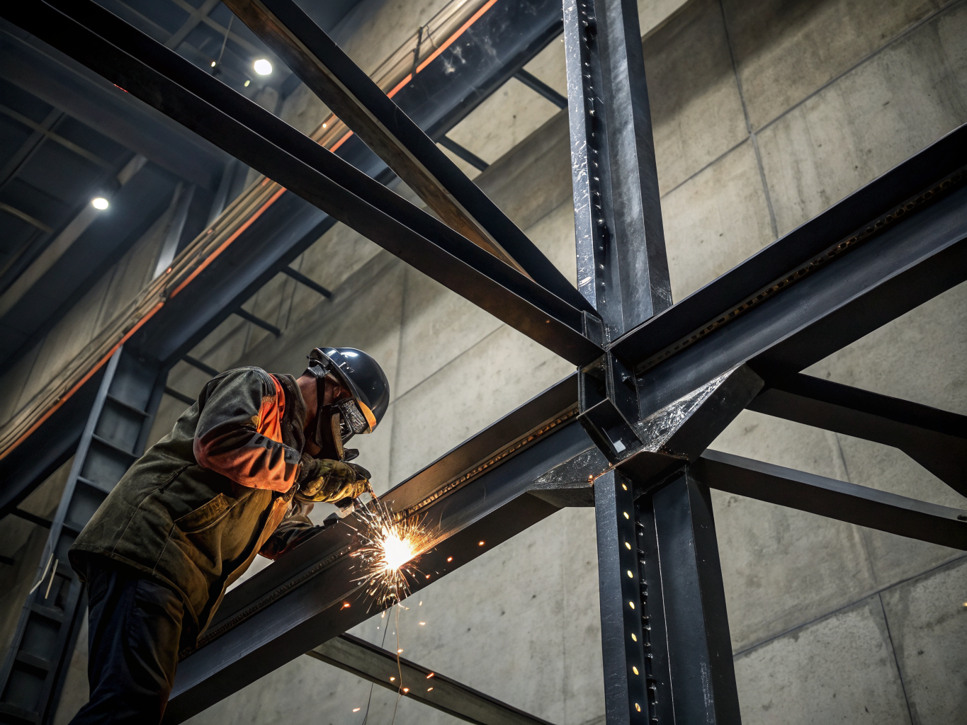 Mobile welding repair on warehouse dock leveler ramp
